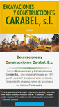 Mobile Screenshot of excavacionescarabel.com